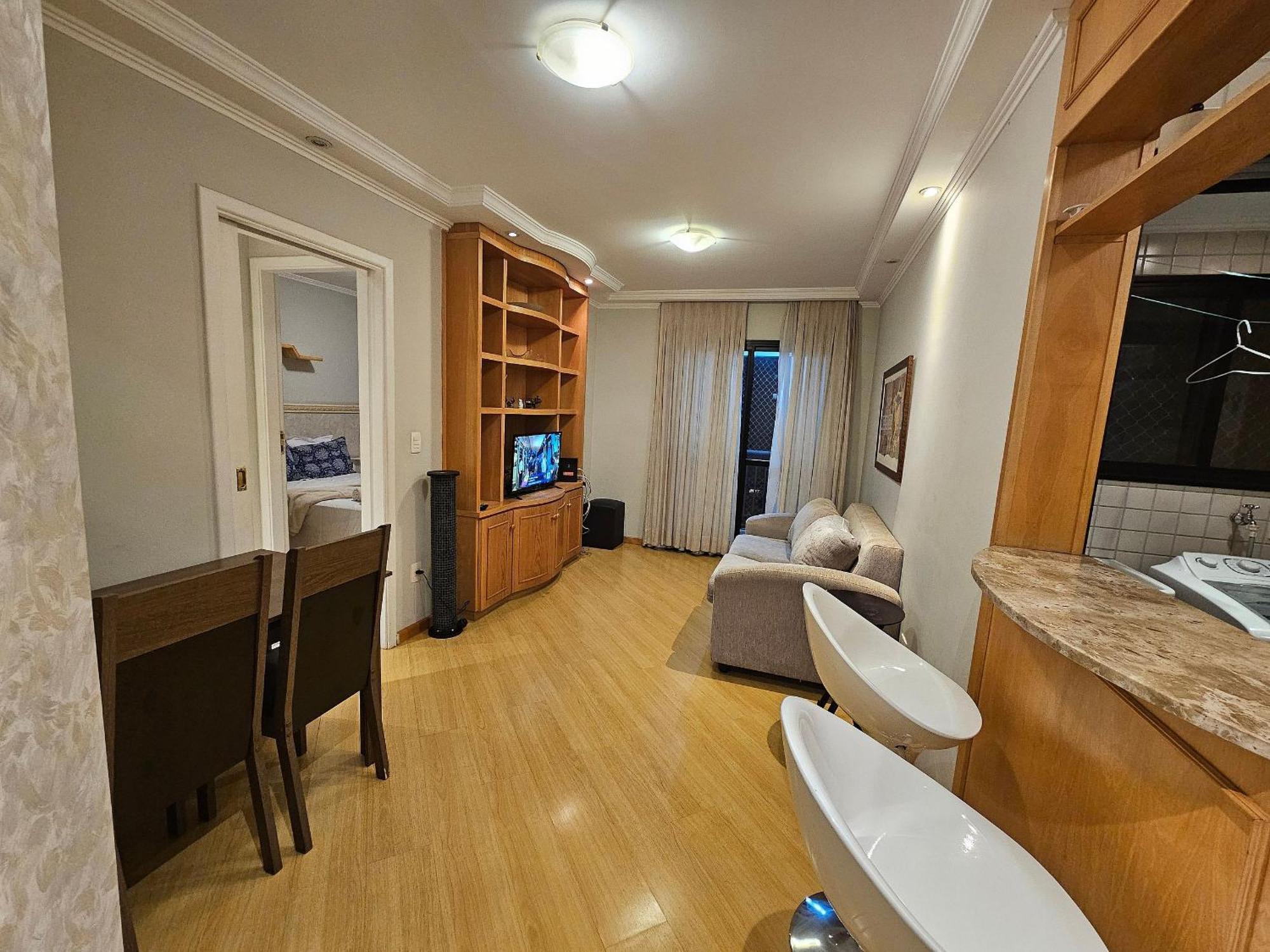 Flat Apart/Hotel Com Uma Suite E Cozinha Completa Сан-Паулу Екстер'єр фото