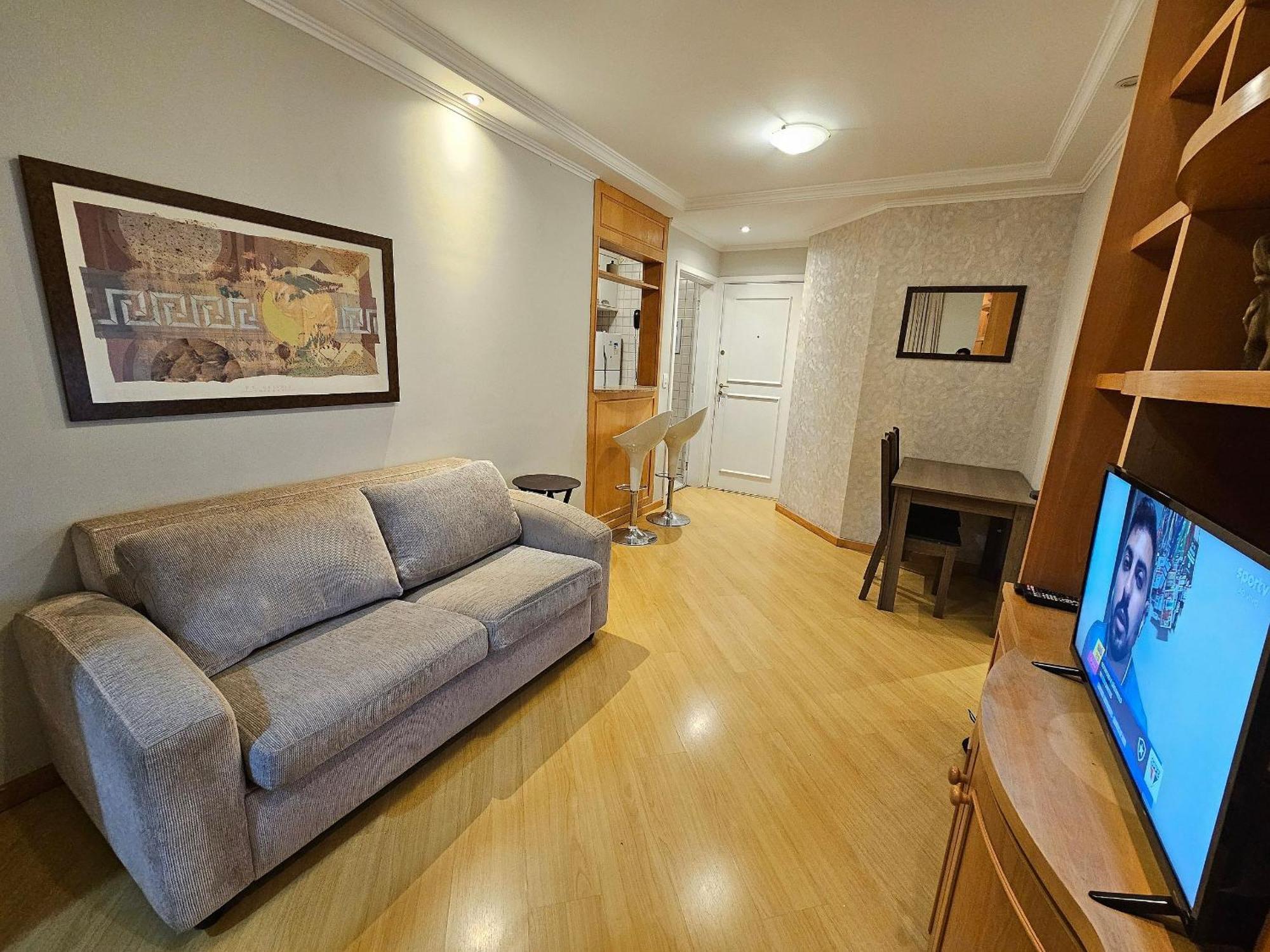 Flat Apart/Hotel Com Uma Suite E Cozinha Completa Сан-Паулу Екстер'єр фото
